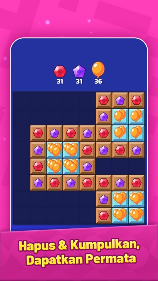Block placement strategy screen